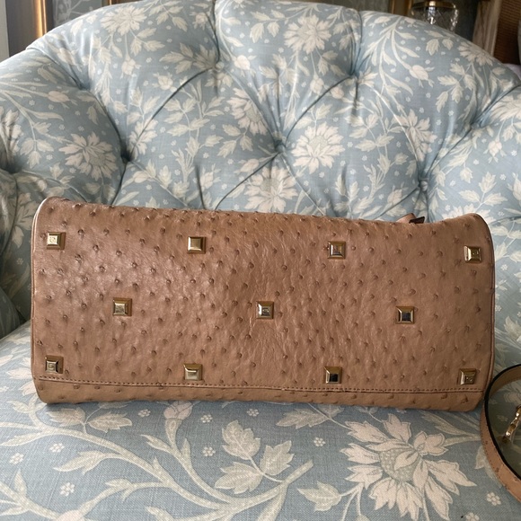 Ostrich brown bag - Picture 6 of 10